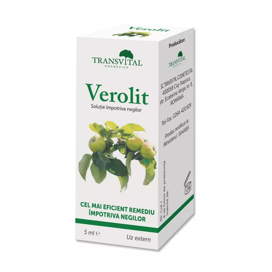 Verolit solutie impotriva negilor 5 ml (Transvital), [],epastila.ro