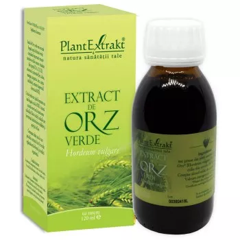 Extract de orz verde solutie 120ml (PlantExtrakt), [],epastila.ro