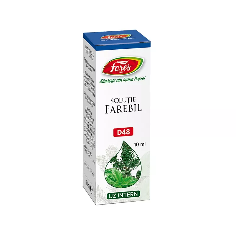 Farebil soluție, D48,10 ml, Fares, [],epastila.ro