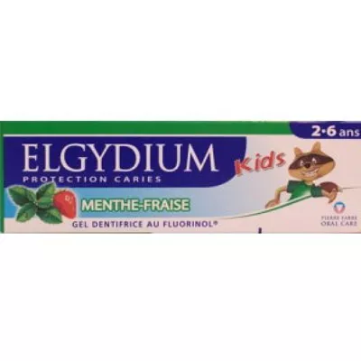 Elgydium Pasta dinti copii (2-6 ani) capsuni 50ml, [],epastila.ro
