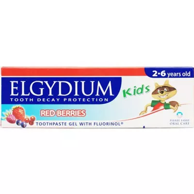 Elgydium Pasta de dinti copii (2-6 ani) fructe de padure 50 ml, [],epastila.ro