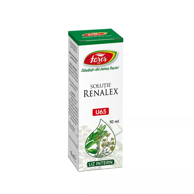 Renalex solutie, U65, 10 ml, Fares, [],epastila.ro
