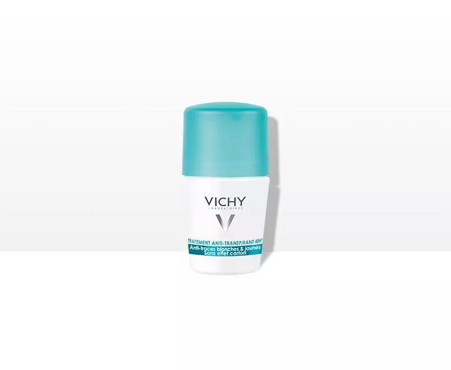 Vichy Deo roll-on antiperspirant eficacitate 48h anti-urme 50ml, [],epastila.ro