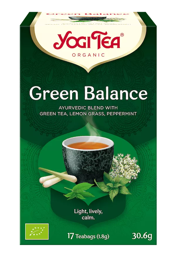 Yogi Tea Bio Ceai echilibru verde 1,8g x 17pl, 30,6g, [],epastila.ro