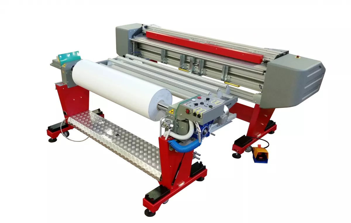 Finisare / Tăiere / Biguire / Frezare / Ștanțare - Fotoba Jumbo Roll Unwinder, transilvae.ro