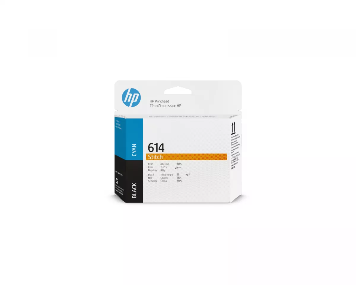 Printhead - Capete de printare originale - HP 614 Cyan and Black Stitch Dye Sublimation Printhead, transilvae.ro