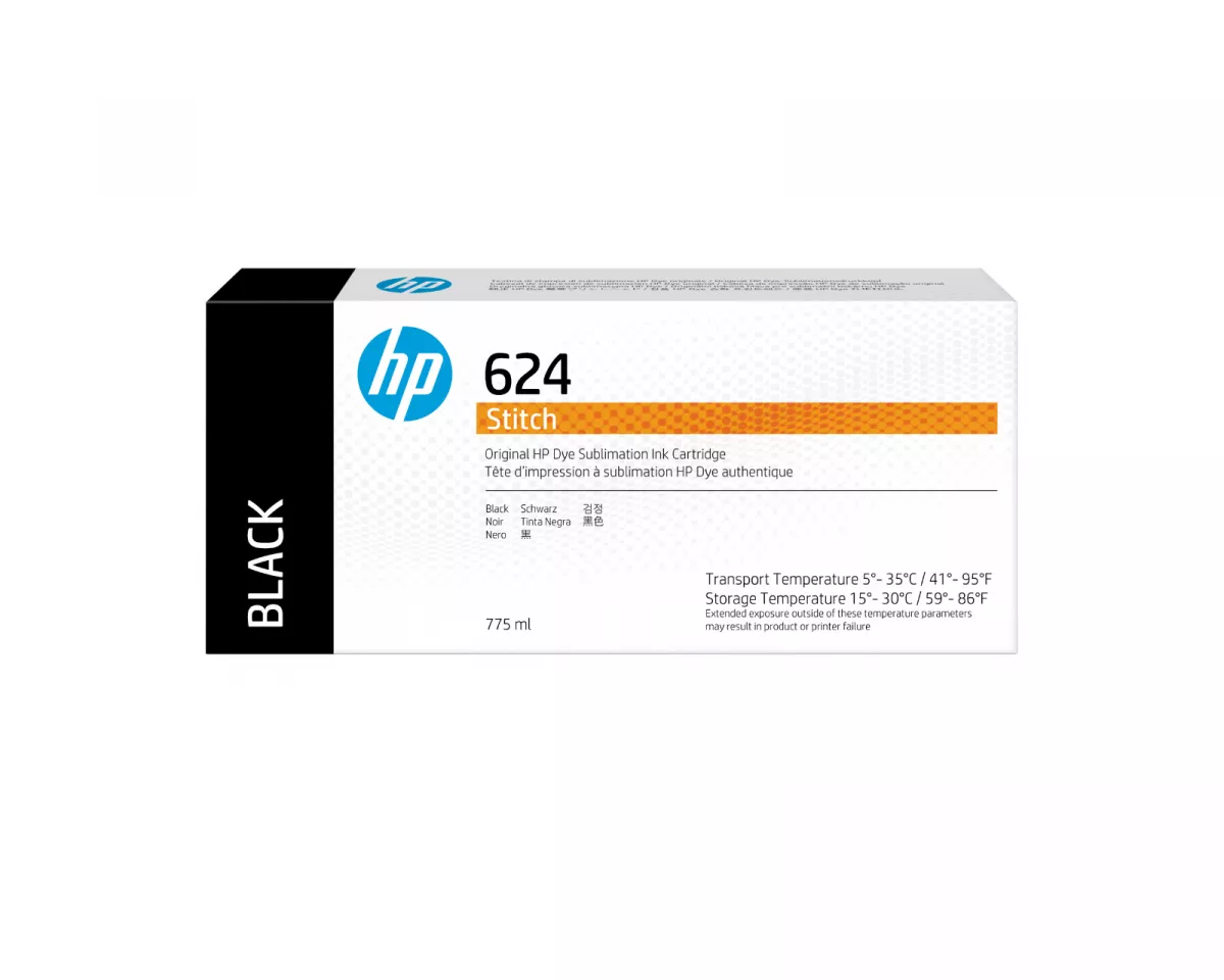 Cartuse imprimanta HP - HP 624 775ml Black Stitch Ink Cartridge 2LL53A, transilvae.ro