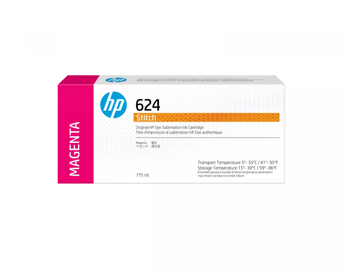 HP 624 775ml Magenta Stitch Ink Cartridge 2LL55A 1