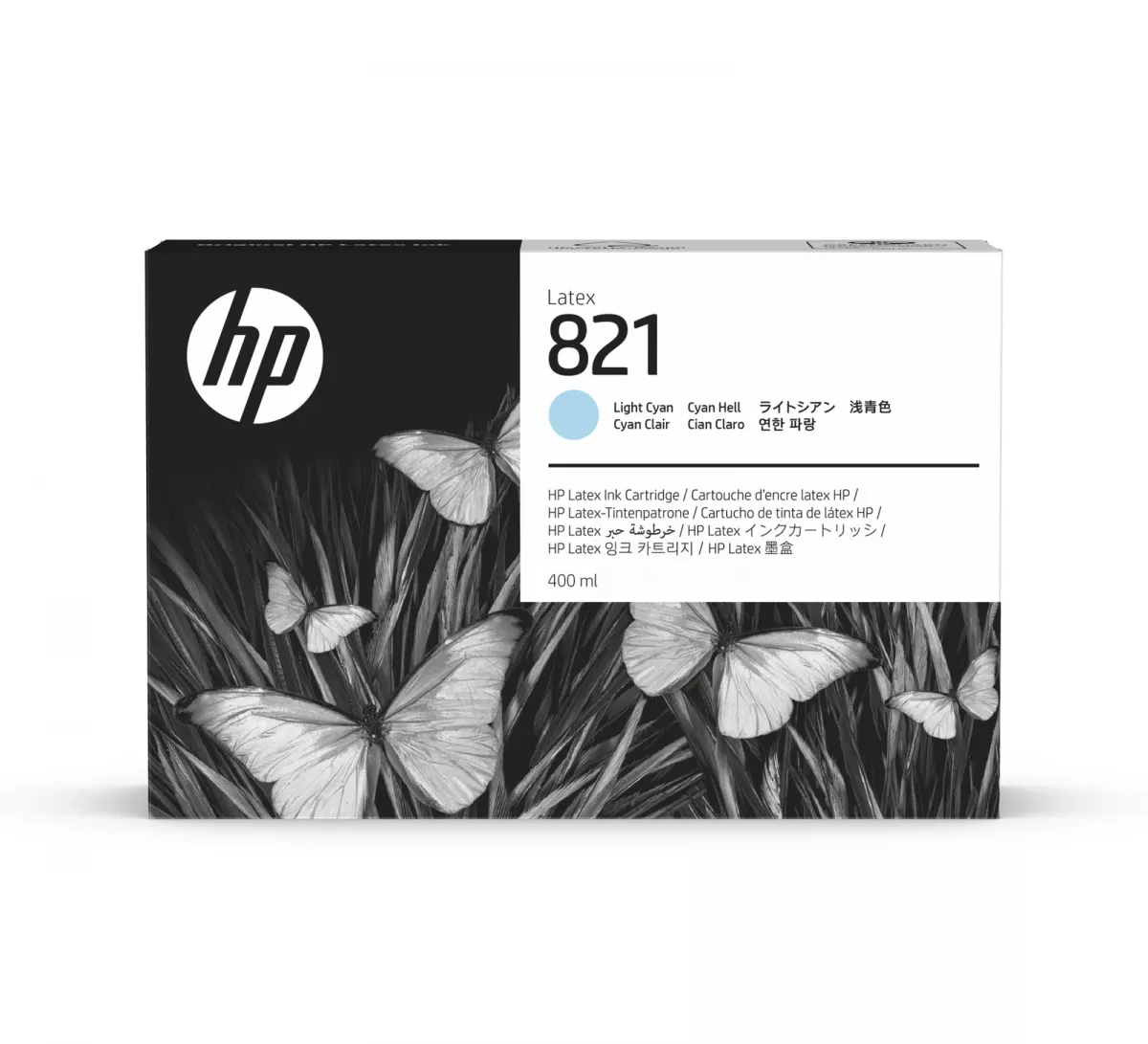 HP 821A Light Cyan Latex Ink Cartridge 400 ML 1