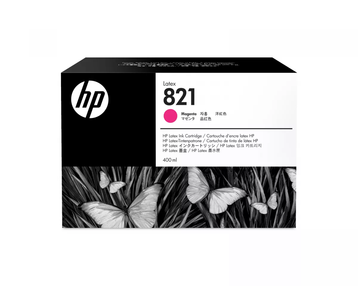 HP 821A Magenta Latex Ink Cartridge 400 ML 1