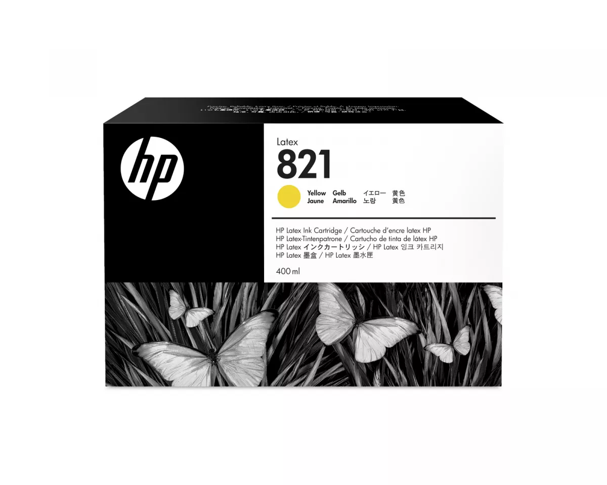 HP 821A Yellow Latex Ink Cartridge 400 ML 1