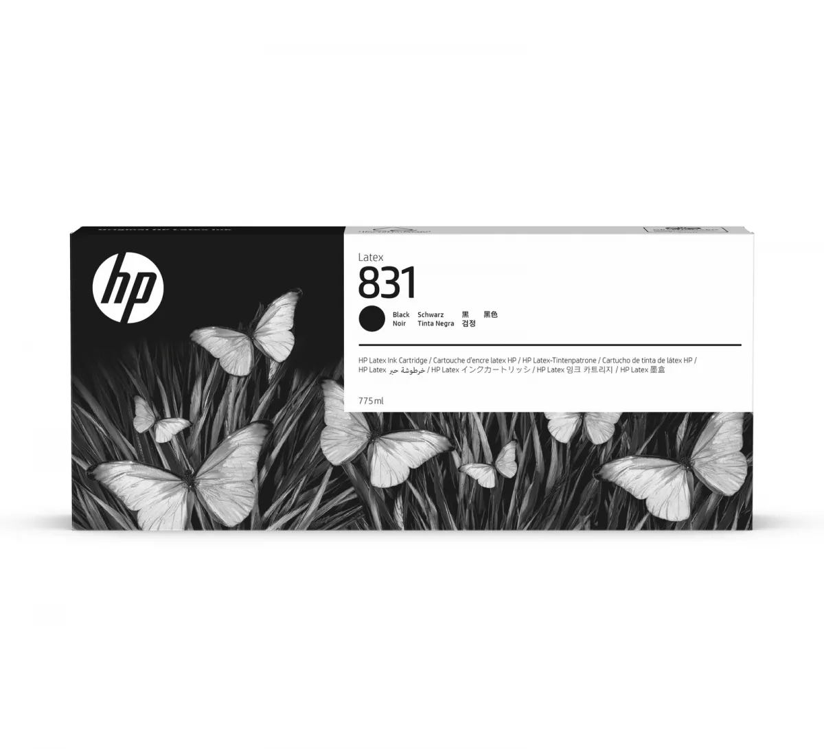 HP 831C Black Latex Ink Cartridge 775 ML 1
