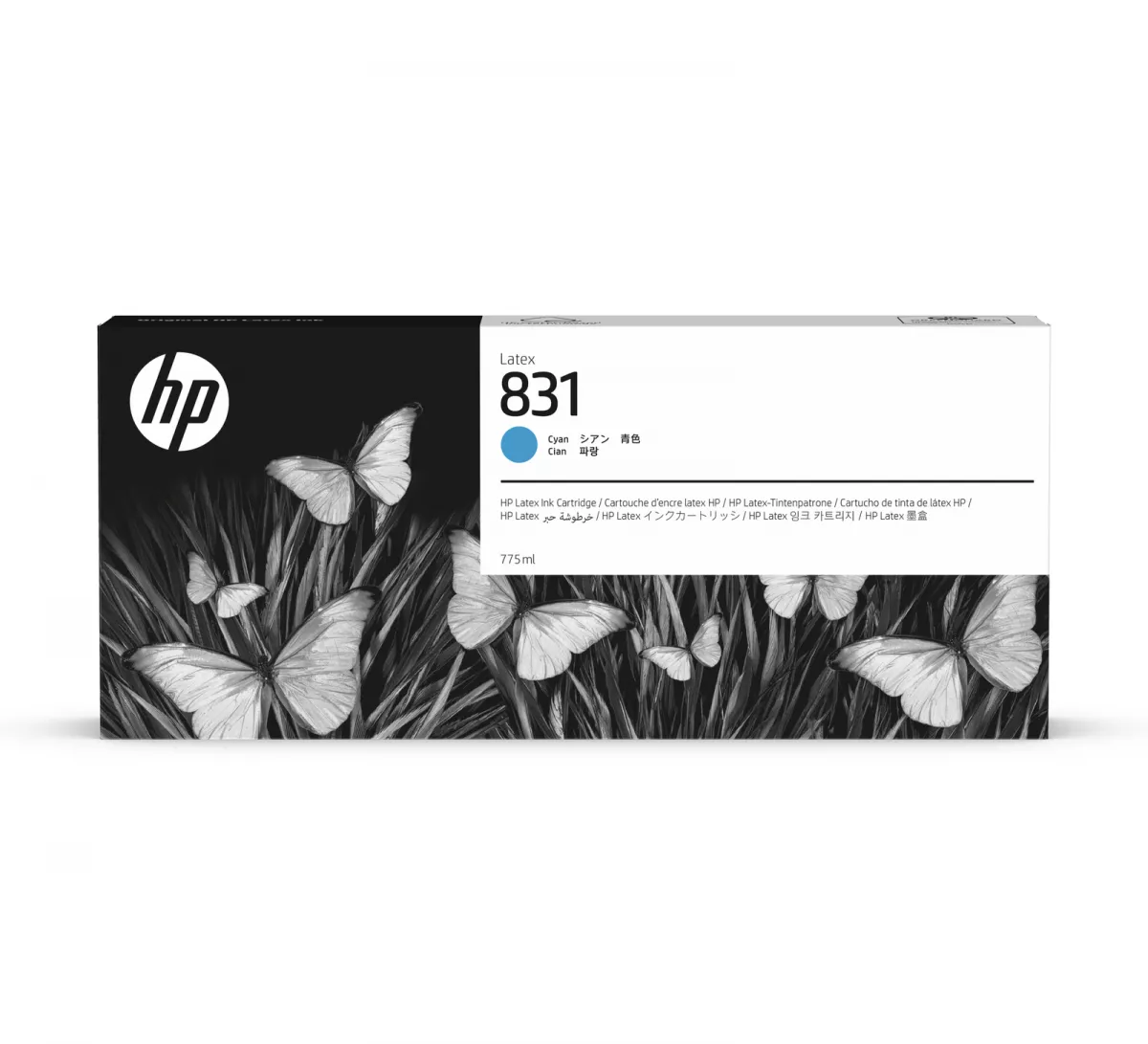 HP 831C Cyan Latex Ink Cartridge 775 ML 1