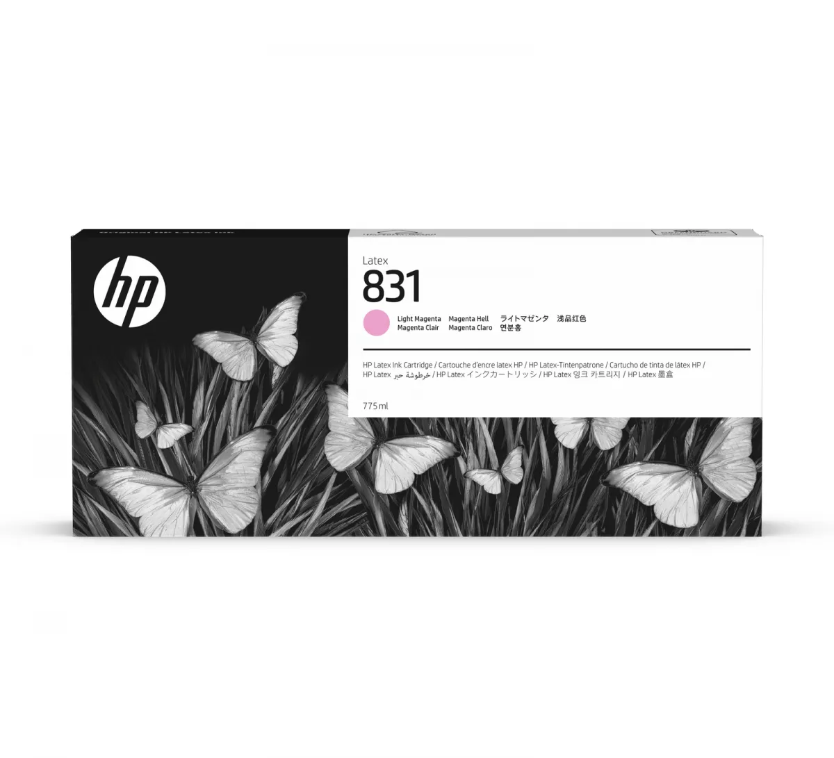 HP 831C Light Magenta Latex Ink Cartridge 775 ML 1
