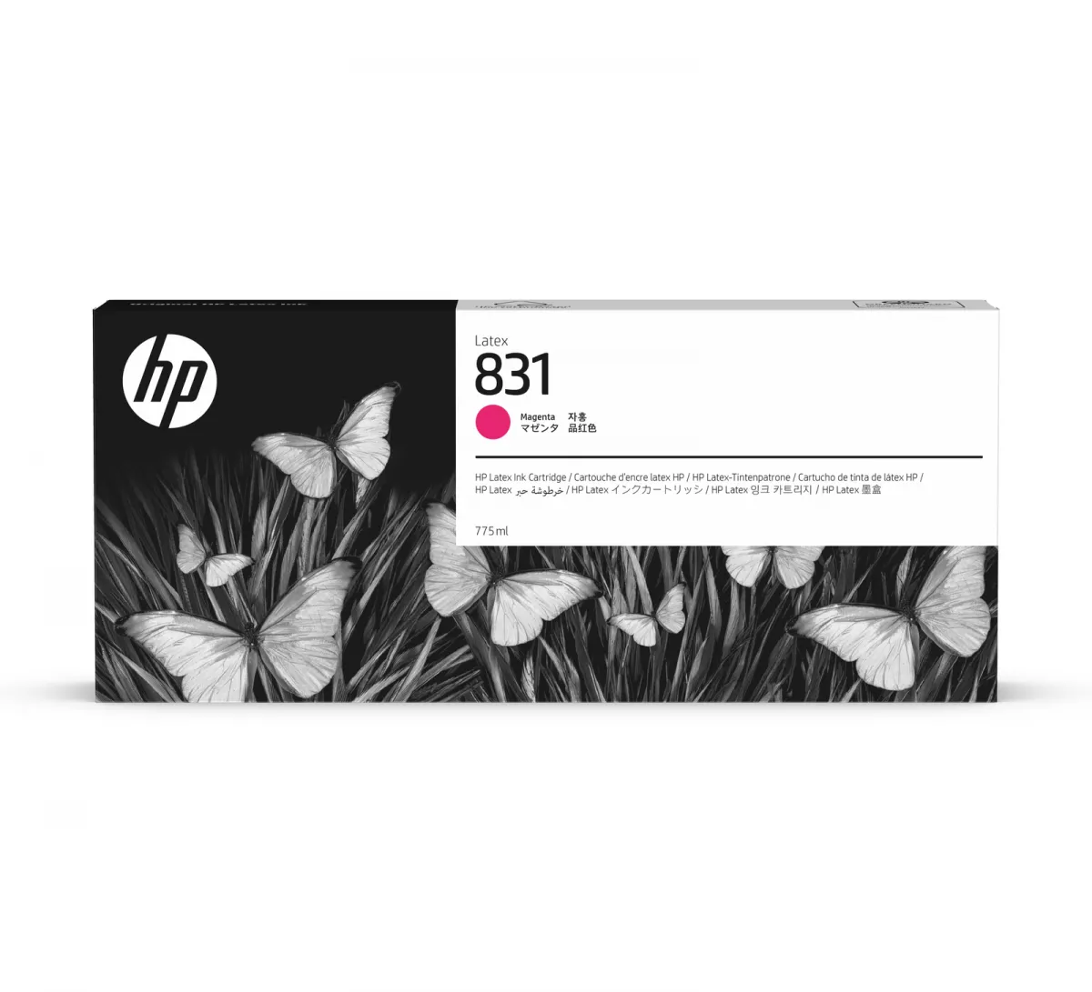 HP 831C Magenta Latex Ink Cartridge 775 ML 1