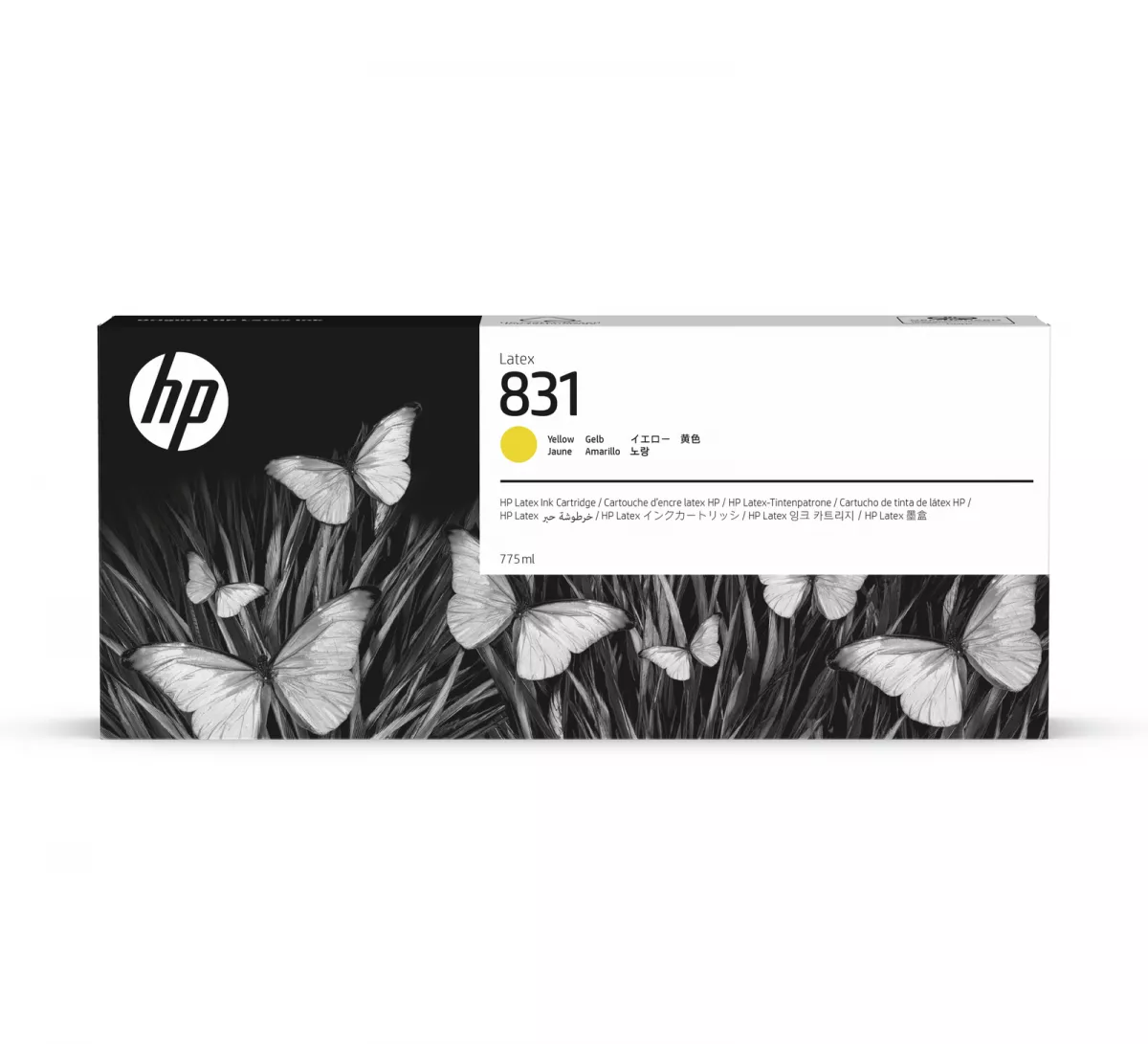 HP 831C Yellow Latex Ink Cartridge 775 ML 1