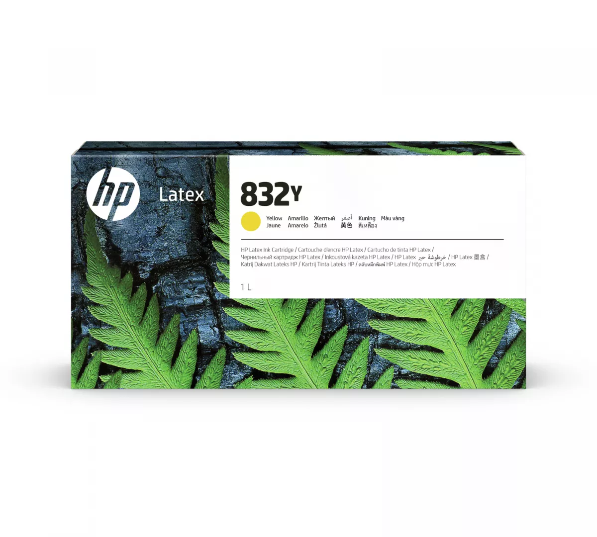 HP 832Y Yellow Latex Ink Cartridge 1 L 1
