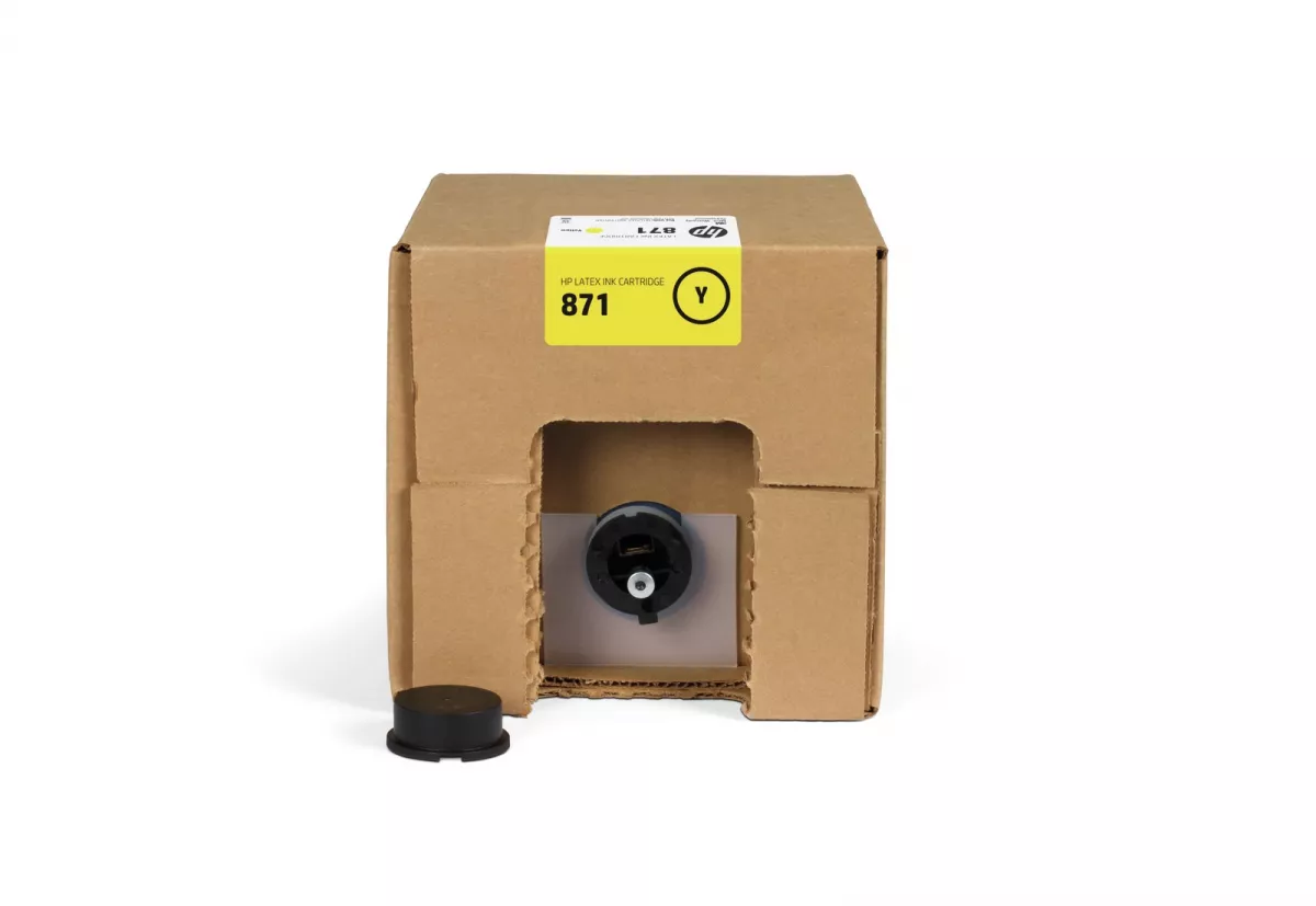 HP 871C Yellow Latex Ink Cartridge 3 L 1