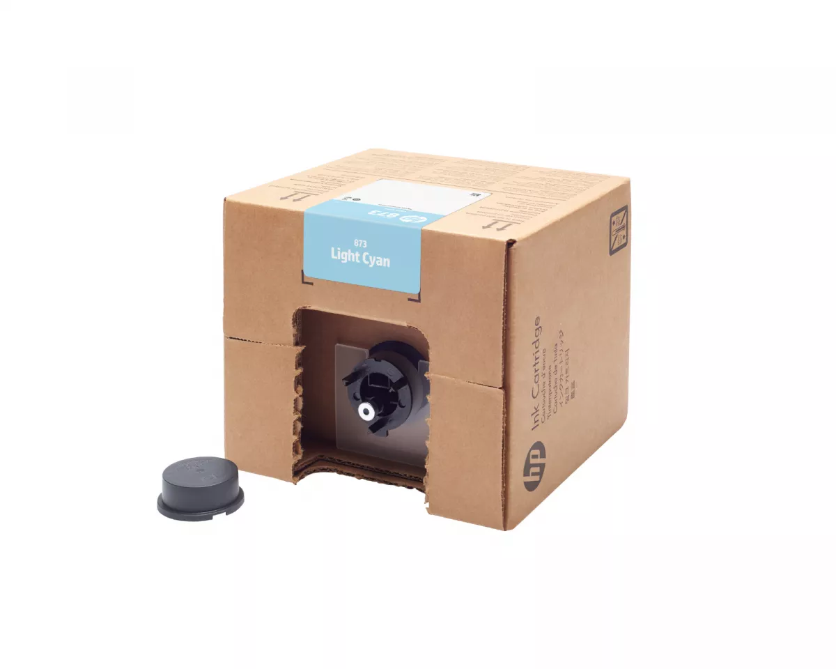HP 873 Light Cyan Latex Ink Cartridge 3L 1