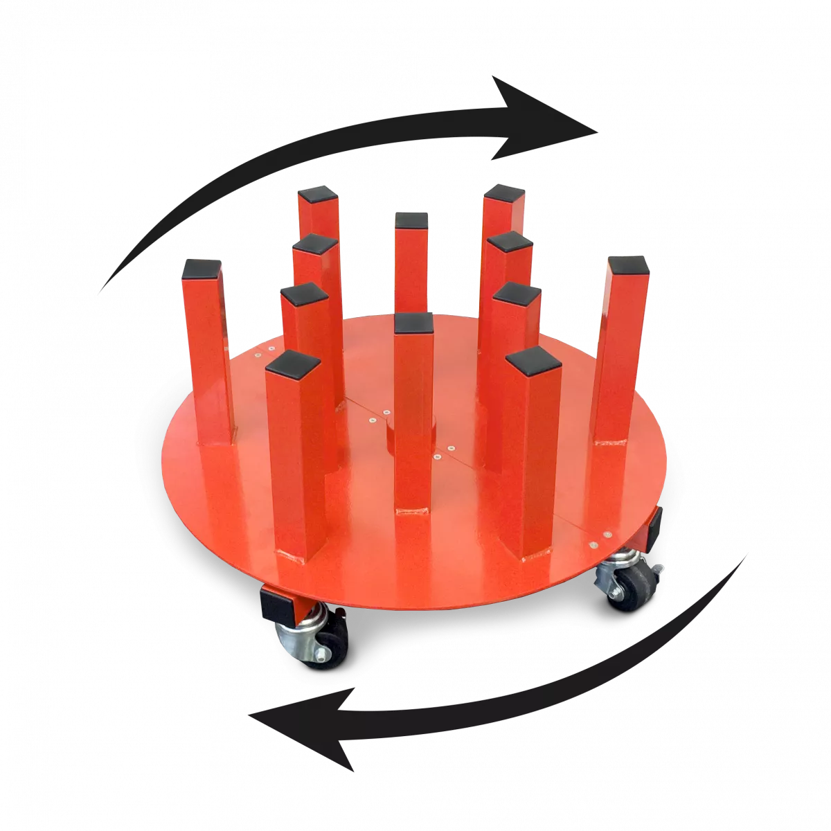 Stocare / manipulare materiale - Plast Grommet Swivel Rack, transilvae.ro