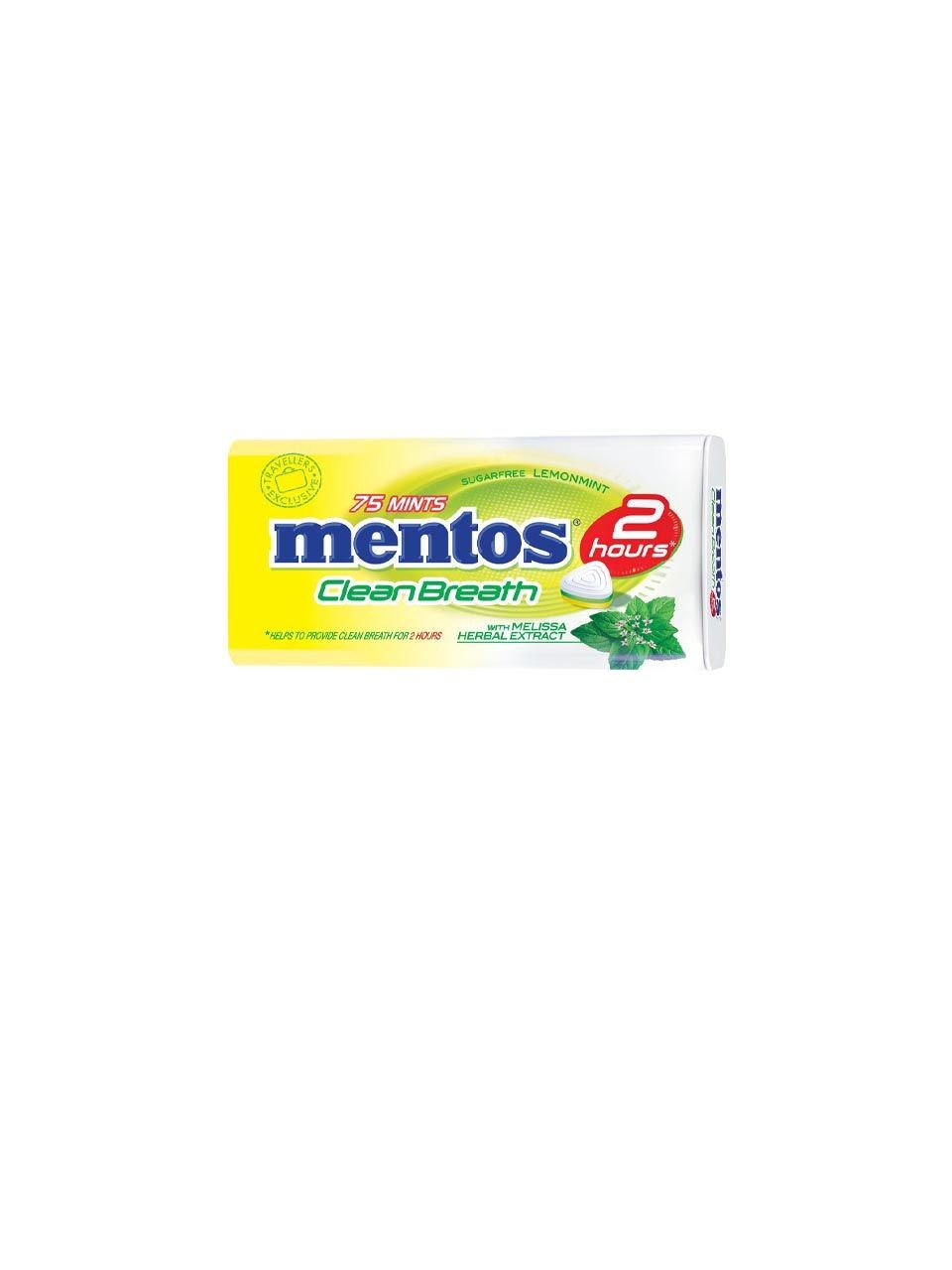 Clean Breath Lemon Mint dropsuri mentolate fara zahar 52,5 g