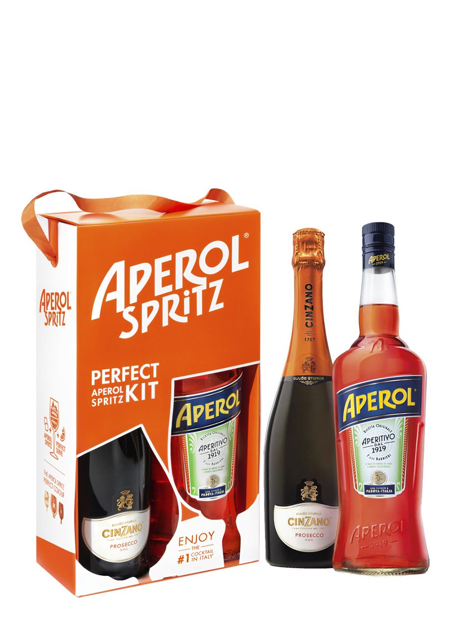 Spritz 11% (contine: 1 L Aperol 11% + 0.75 L Cinzano Prosecco 11%)
