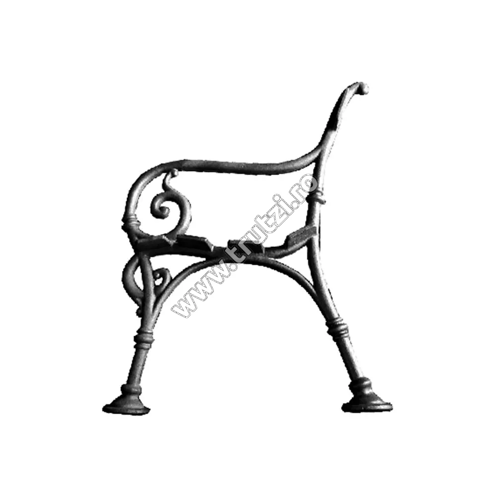 55958 PICIOR BANCA TURNAT H1 800MM, H2 360MM, L 430MM