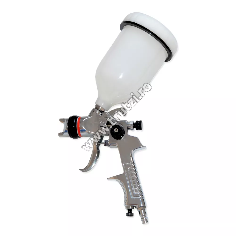 81001 PISTOL DE VOPSIT CU REZERVOR DE PLASTIC 0.6 L CU DUZA 1.5MM