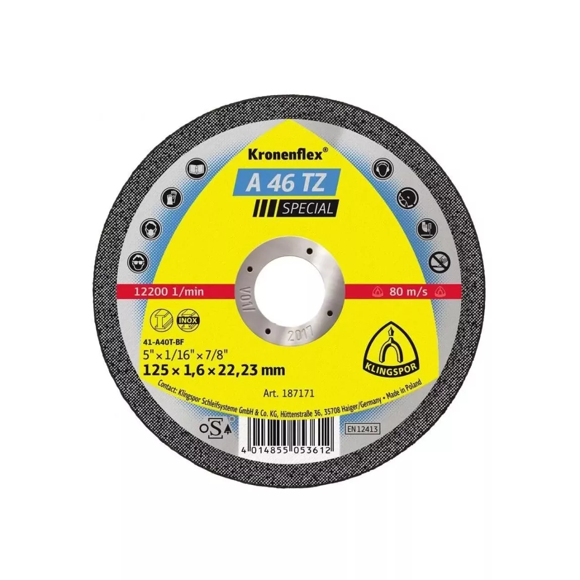 KLINGSPOR A 46 TZ Special - Discuri de debitare Kronenflex&r
