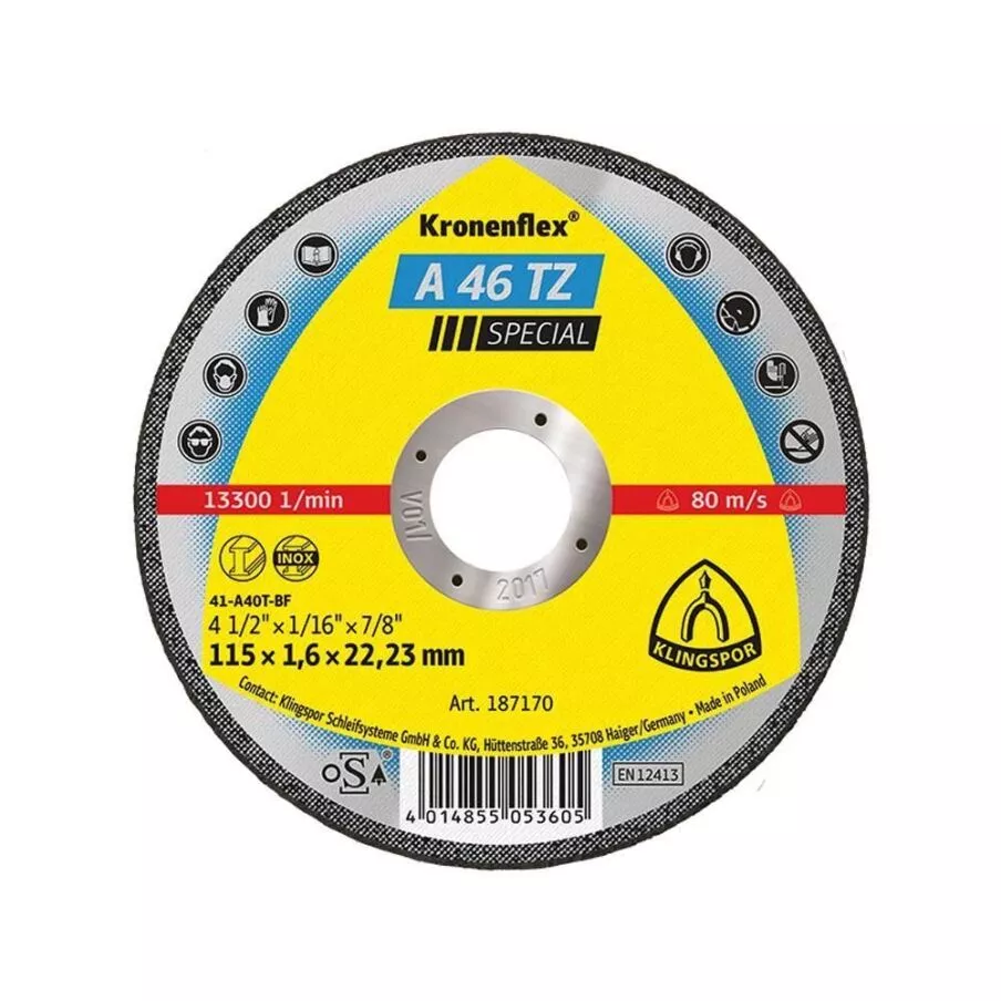 KLINGSPOR A 46 TZ Special - Discuri de debitare Kronenflex&r