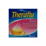 Theraflu Sinus, răceală și gripă, 10 plicuri soluție orală, GSK
