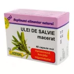  Ulei de Salvie macerat 500 mg, 40 capsule, Hofigal 