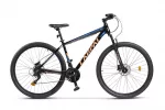 Bicicleta MTB-HT Carpat MONTAN C2958H, Shimano Tourney TZ 7 viteze, Roti 29 Inch, Cadru Aluminiu, Frane pe Disc, Negru/Portocaliu/Albastru