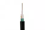 Cablu fibra optica 24 fibre OM3 interior/exterior, unitub, LSZH, CPR, armat cu otel