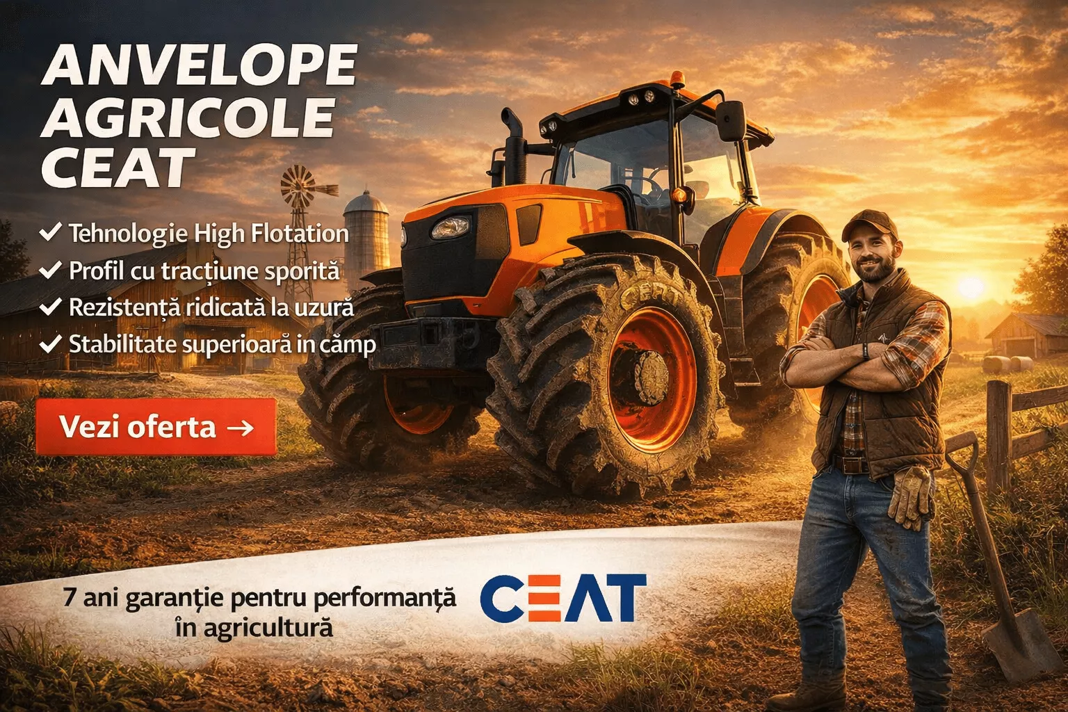 Anvelope agricole Ceat