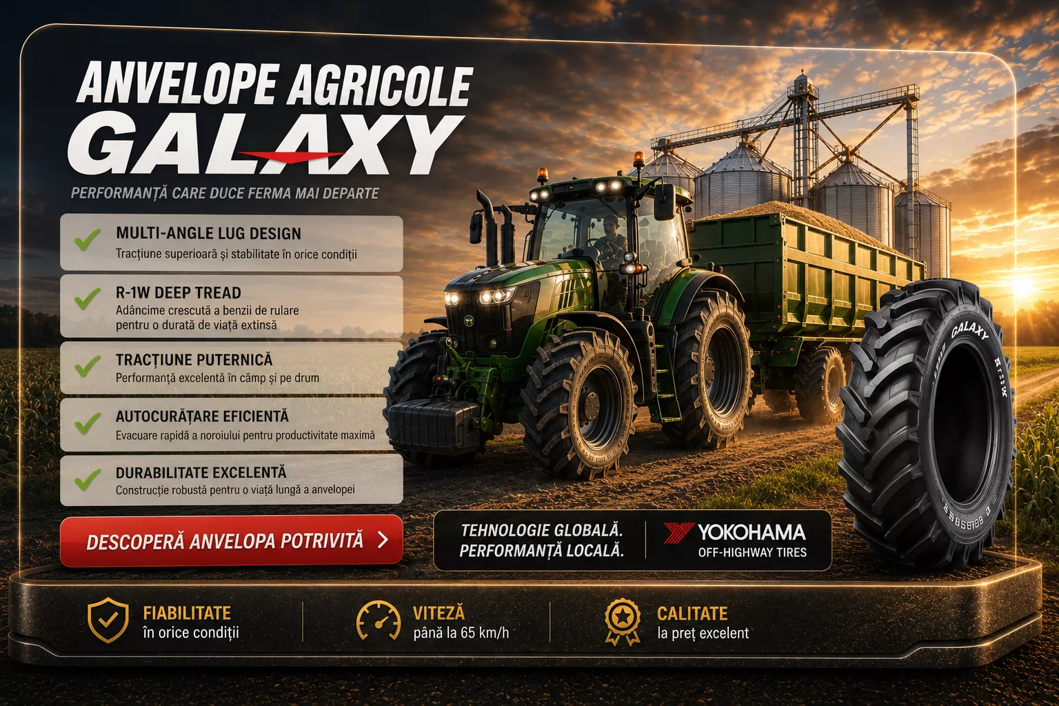 Anvelope agricole Galaxy