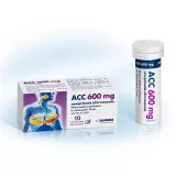 Acc 600 mg, 10 Comprimate Efervescente Individuale, Sandoz