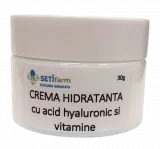 Crema Hidratanta cu Acid Hialuronic si Vitamine, 30 g