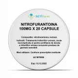Nitrofurantoina 100 mg, 20 capsule