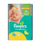 SCUTECE PAMPERS 2 ACT BABY 4-8KG X 43BUC