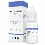 Ser Efedrinat 5mg/ml Picaturi Nazale Solutie 0.5%, 10ml, Tis Farmaceutic