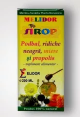 Sirop Podbal cu Ridiche Neagra Miere si Propolis, 200 ml, Elidor