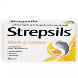 Strepsils Miere & Lamaie 24 comprimate
