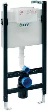 Pachet Complet Sistem WC Suspendat Kolo Idol - Gata de Montaj - Cadru fixare LIV + Rezervor Ingropat, Clapeta Alba, Vas WC si Capac WC softclose