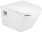 Pachet Complet Sistem WC Suspendat Roca The Gap - Gata de Montaj - Cadru fixare + Rezervor Ingropat, Clapeta Crom, Vas WC si Capac WC  Softclose