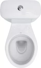 Pachet Complet Toaleta Cersanit President - Vas WC, Rezervor, Armatura, Capac, Set de Fixare - Model 2