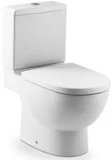 Pachet Complet Toaleta Roca Meridian - Vas WC, Rezervor, Armatura, Capac Softclose, Set de Fixare