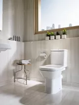 Pachet Complet Toaleta Roca Debba - Vas WC, Rezervor, Armatura, Capac Softclose, Set de Fixare