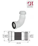 Racord WC flexibil / extensibil CR - Eurociere 