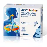 Acc Junior 100 mg pulbere pentru solutie orala  20 plicuri